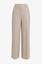 Load image into Gallery viewer, Neutral Stripe Wide Leg Trousers - Allsport