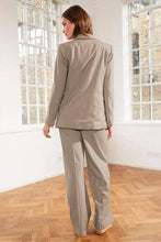 Load image into Gallery viewer, Neutral Stripe Wide Leg Trousers - Allsport