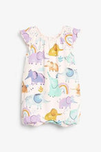 Load image into Gallery viewer, Lilac Watercolour Elephant Romper (up to 18 months) - Allsport