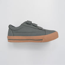 Load image into Gallery viewer, Grey Strap Touch Fastening Shoes (Older Boys)