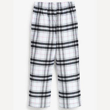 Load image into Gallery viewer, Monochrome 2 Pack Check Bottom Pyjamas (3-12yrs) - Allsport
