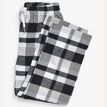 Load image into Gallery viewer, Monochrome 2 Pack Check Bottom Pyjamas (3-12yrs) - Allsport
