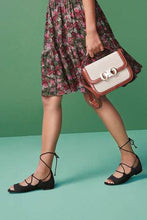 Load image into Gallery viewer, Black Ankle Wrap Peep Toe Shoes - Allsport