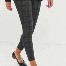 Load image into Gallery viewer, Grey Check Ponte Leggings - Allsport