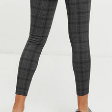 Load image into Gallery viewer, Grey Check Ponte Leggings - Allsport