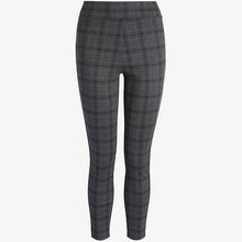 Load image into Gallery viewer, Grey Check Ponte Leggings - Allsport
