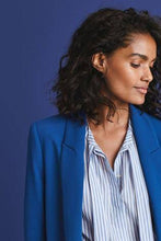 Load image into Gallery viewer, Cobalt Relaxed Soft Crepe Blazer - Allsport