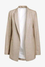Load image into Gallery viewer, Neutral Stripe Premium Relaxed Blazer - Allsport
