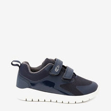 Load image into Gallery viewer, Navy Double Strap Trainers (Younger Boys ) - Allsport
