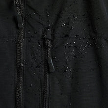 Load image into Gallery viewer, Black Shower Resistant Lightweight Hooded Jacket With Fleece Lining - Allsport