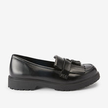 Load image into Gallery viewer, Black Forever Comfort® Cleated Fringe Loafers - Allsport