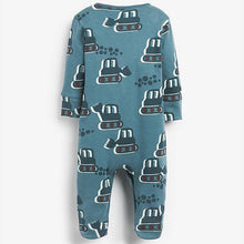 Load image into Gallery viewer, Rust 3 Pack Transport Sleepsuits (0-18mths) - Allsport