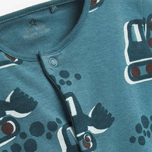 Load image into Gallery viewer, Rust 3 Pack Transport Sleepsuits (0-18mths) - Allsport