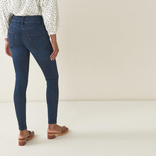 Load image into Gallery viewer, Inky Blue Slim And Shape Skinny Jeans