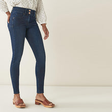 Load image into Gallery viewer, Inky Blue Slim And Shape Skinny Jeans
