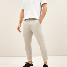 Load image into Gallery viewer, Light Stone Elasticated Waist Stretch Chino Trousers - Allsport