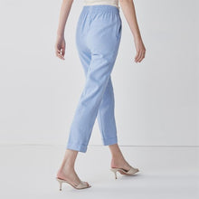 Load image into Gallery viewer, Blue Linen Blend Trousers - Allsport