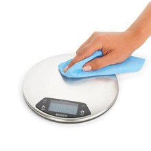 Load image into Gallery viewer, Brabantia Digital Kitchen Scales, Round Matt Steel - Allsport