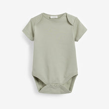 Load image into Gallery viewer, Petrol Blue Baby 5 Pack Short Sleeve Bodysuits (0mths-18mths)