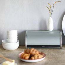 Load image into Gallery viewer, Brabantia Roll Top Bread Bin Metallic Mint - Allsport