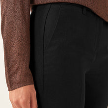Load image into Gallery viewer, Black Boot Cut Trousers
