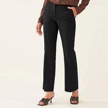 Load image into Gallery viewer, Black Boot Cut Trousers