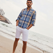 Load image into Gallery viewer, Blue/Yellow Check Lightweight Shirt - Allsport