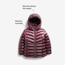 Load image into Gallery viewer, Berry Red Shower Resistant Padded Jacket (3-12yrs) - Allsport