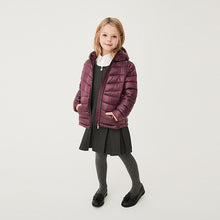 Load image into Gallery viewer, Berry Red Shower Resistant Padded Jacket (3-12yrs) - Allsport