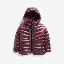 Load image into Gallery viewer, Berry Red Shower Resistant Padded Jacket (3-12yrs) - Allsport