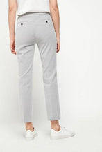Load image into Gallery viewer, White/Navy Stripe Slim Trousers - Allsport