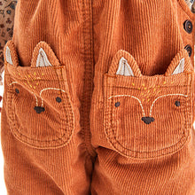 Load image into Gallery viewer, Orange 3 Piece Character Dungarees With Top And Tights Set (3mths-6yrs)