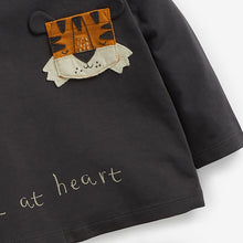 Load image into Gallery viewer, Baby 2 Pack Dark Grey Lion T-Shirt & Leggings Set (0mths-18mths) - Allsport