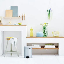 Load image into Gallery viewer, BRABANTIA 5L Pedal Bin NewIcon - Metallic Grey