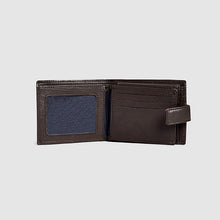 Load image into Gallery viewer, Brown Signature Italian Leather Extra Capacity Wallet - Allsport