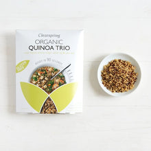 Load image into Gallery viewer, Organic Gluten Free 90 sec Quinoa Trio with Extra Virgin Olive Oil & Sea salt 250gm