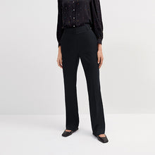 Load image into Gallery viewer, Black Tailored Boot Cut Trousers - Allsport