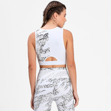 Load image into Gallery viewer, TRAIN CROP TANK PuWHT - Allsport