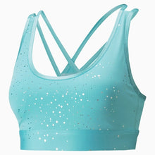 Load image into Gallery viewer, STARDUST MID IMPACT PRINTED WOMEN'S TRAINING BRA
