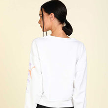 Load image into Gallery viewer, Modern Sports Women's Crewneck Sweatshirt - White - Allsport