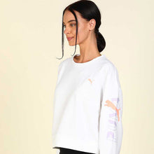 Load image into Gallery viewer, Modern Sports Women's Crewneck Sweatshirt - White - Allsport