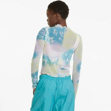 Load image into Gallery viewer, Crystal Galaxy Printed Long Sleeve Fitted Women's Tee