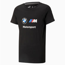 Load image into Gallery viewer, BMW M Motorsport Essentials Logo Junior Tee