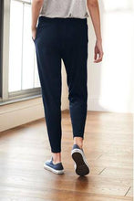 Load image into Gallery viewer, NAVY JERSEY JOGGERS - Allsport