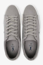 Load image into Gallery viewer, GREY CANVAS STAG TRAINERS - Allsport