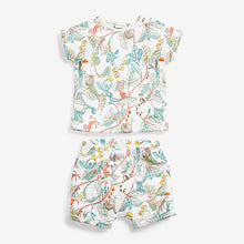 Load image into Gallery viewer, Teal 6 Pack Organic Cotton T-Shirts And Shorts Set (0mths-18mths) - Allsport
