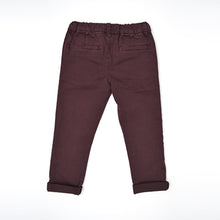 Load image into Gallery viewer, Plum Stretch Chinos (3mths-7yrs)