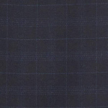 Load image into Gallery viewer, Navy/Black Tailored Fit Check Suit: Jacket - Allsport