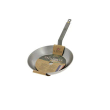 Load image into Gallery viewer, DE BUYER MINERAL B Carbon Steel Frypan with Cast Handle 24cm