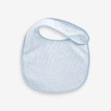 Load image into Gallery viewer, Blue 4 Pack Cotton Elephant Bibs (Younger) - Allsport